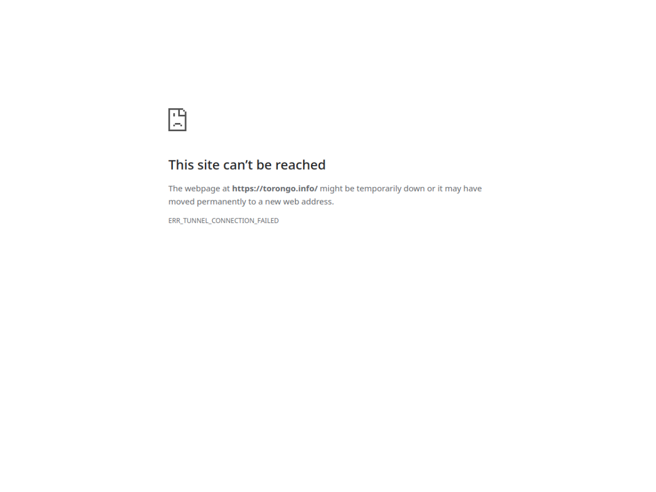 torongo.info screenshot